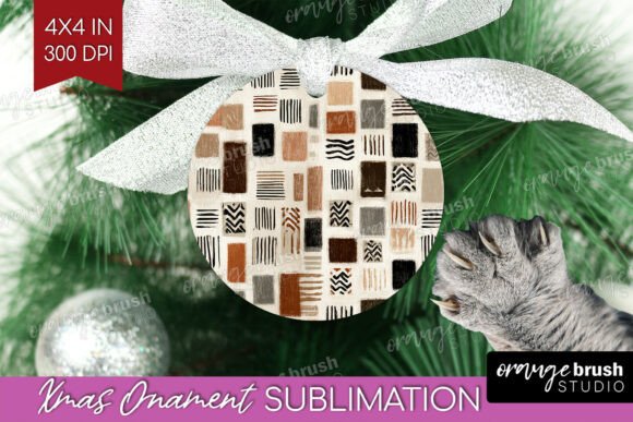 Download Modern Boho Christmas Ornament PNG - Modern boho Collection