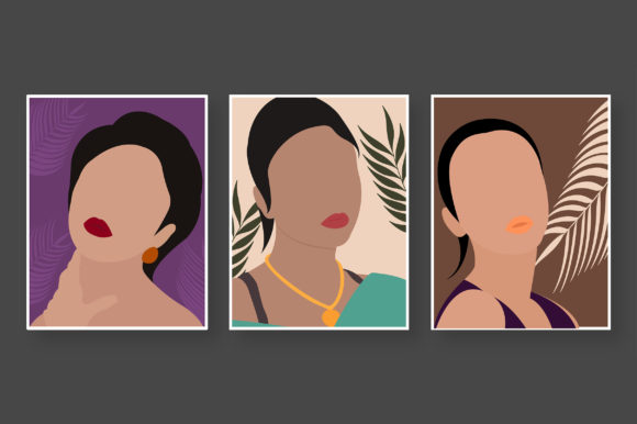 Download Modern Boho Illustration with Cute Girl - Premium Resources