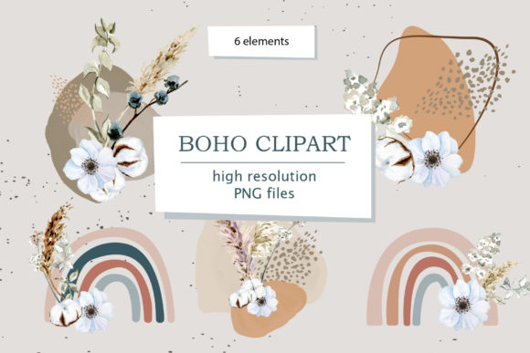 Download Modern Boho Neutral Color Rainbows - Modern boho Collection